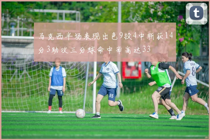 马克西半场表现出色9投4中斩获14分3助攻三分球命中率高达33